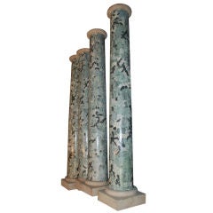 Set of four French Pillars, 20th century