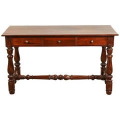 Early 20th Century French Colonial Rosewood Desk