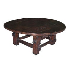 Antique Chinese Grain Grinder Coffee Table, 19th Century