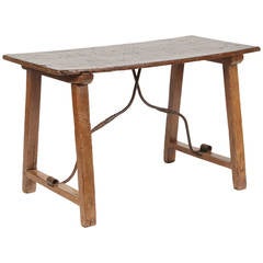 19th Century Spanish Walnut Table 12