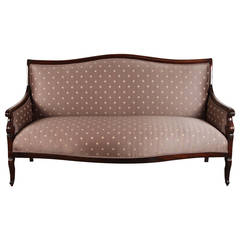 19th Century French Mahogany Sofa