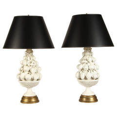 20th Century Fruit Bowl Lamps