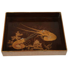 Late 19th Century Rectangular Japanese Lacquer Tray