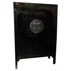 Antique Chinese Lacquered Cabinet, 18th century