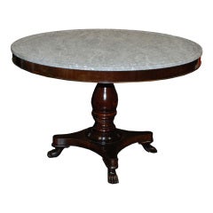 Antique Danish Pedestal Table, 19th century