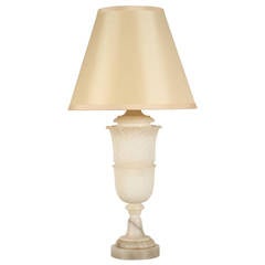 Early 20th Century Italian Alabaster Lamp 4