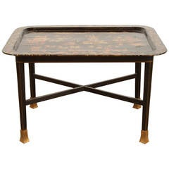 19th Century Chinoiserie Tray Table