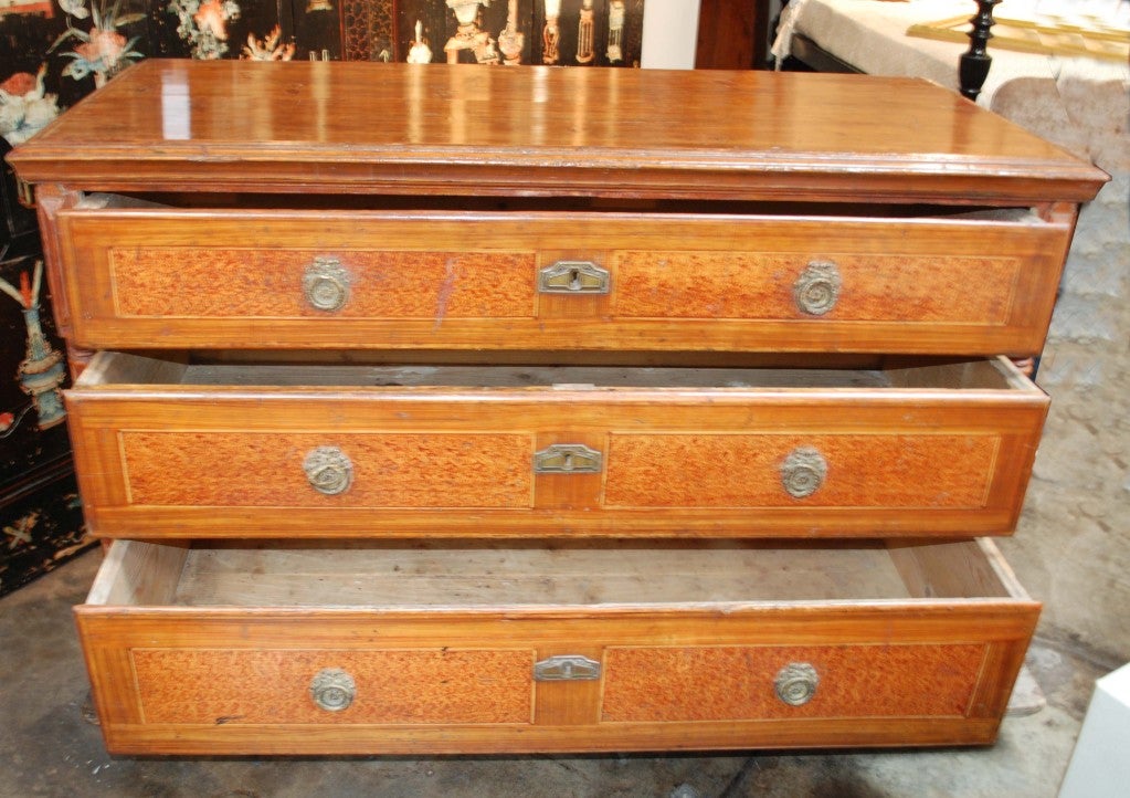 Folk Art Danish Painted Chest of Drawers