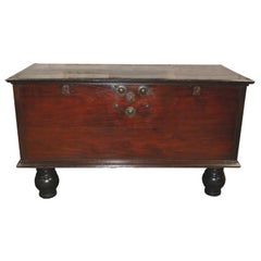 Mid 19th Century British Colonial Large Trunk