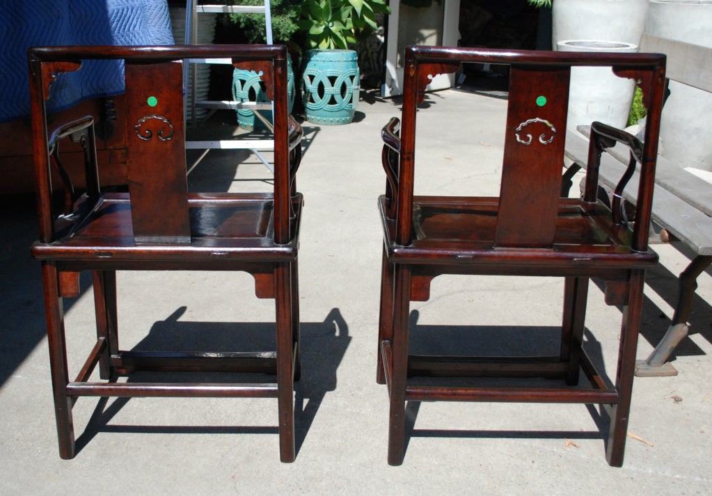 Chinese Ming “Style” Chairs, 18th Century 2