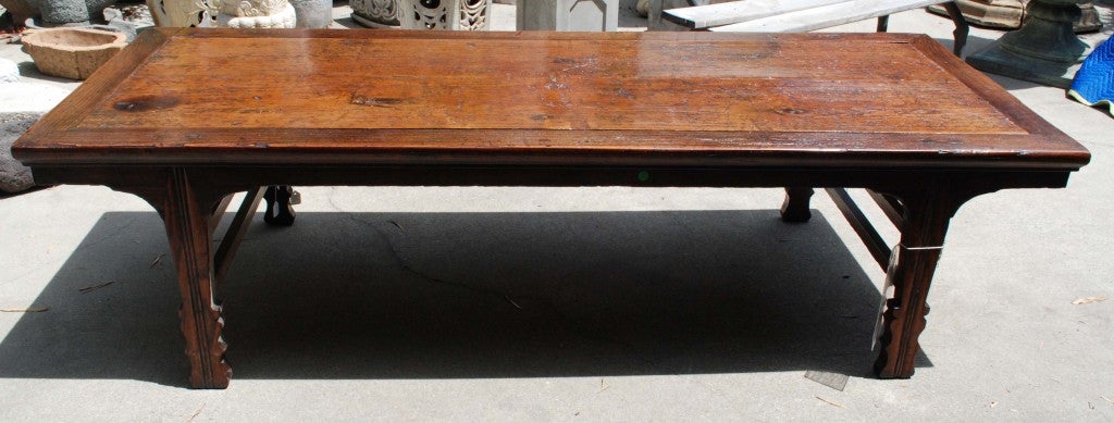 Joinery Chinese Kangshi-Leg Coffee Table, Late 17th Early 18th Century