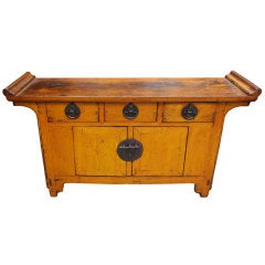 Antique Chinese Painted Sideboard, 19th century