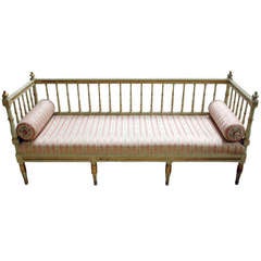 Antique 18th c. Swedish Gustavian Setee