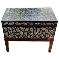 Mother of Pearl Inlaid Trunk, Circa 1930