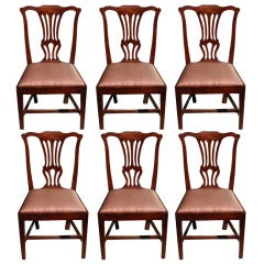 English Mahogany Dining Chairs, Early 19th century