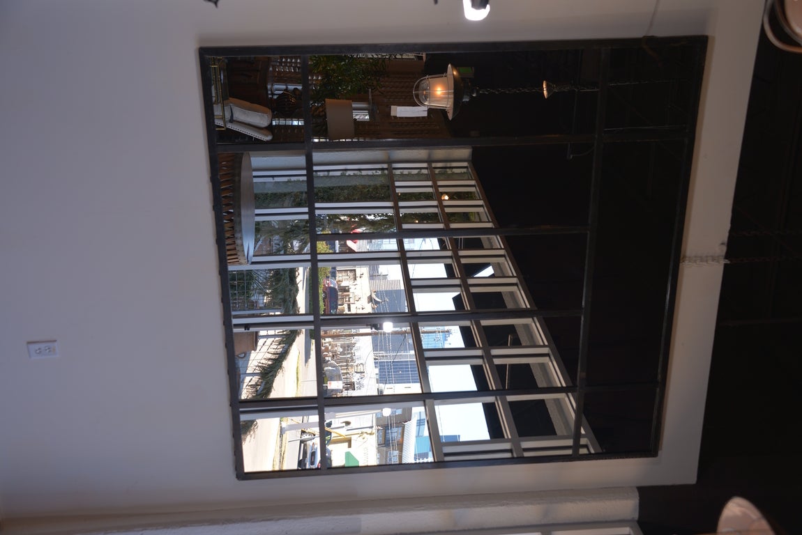 Greenhouse Window as Mirror at 1stdibs