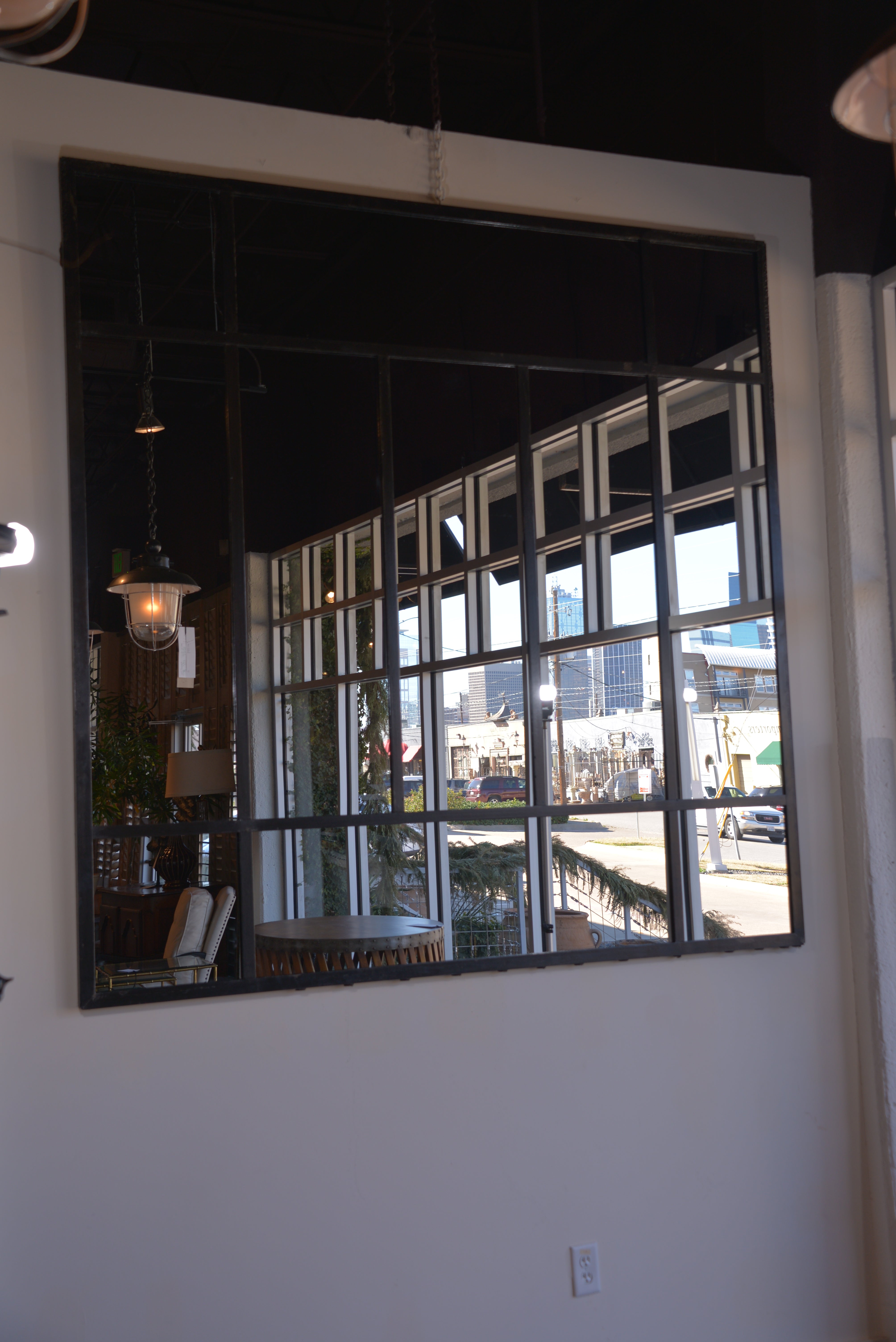 Greenhouse Window as Mirror at 1stDibs