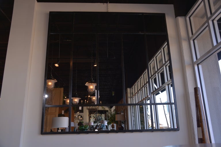 Greenhouse Window as Mirror at 1stdibs