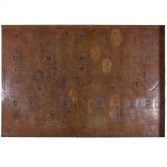 Waxed Patina Aluminum Aircraft Flooring Panel