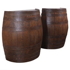Antique Half Barrel from Southern France-Priced Each