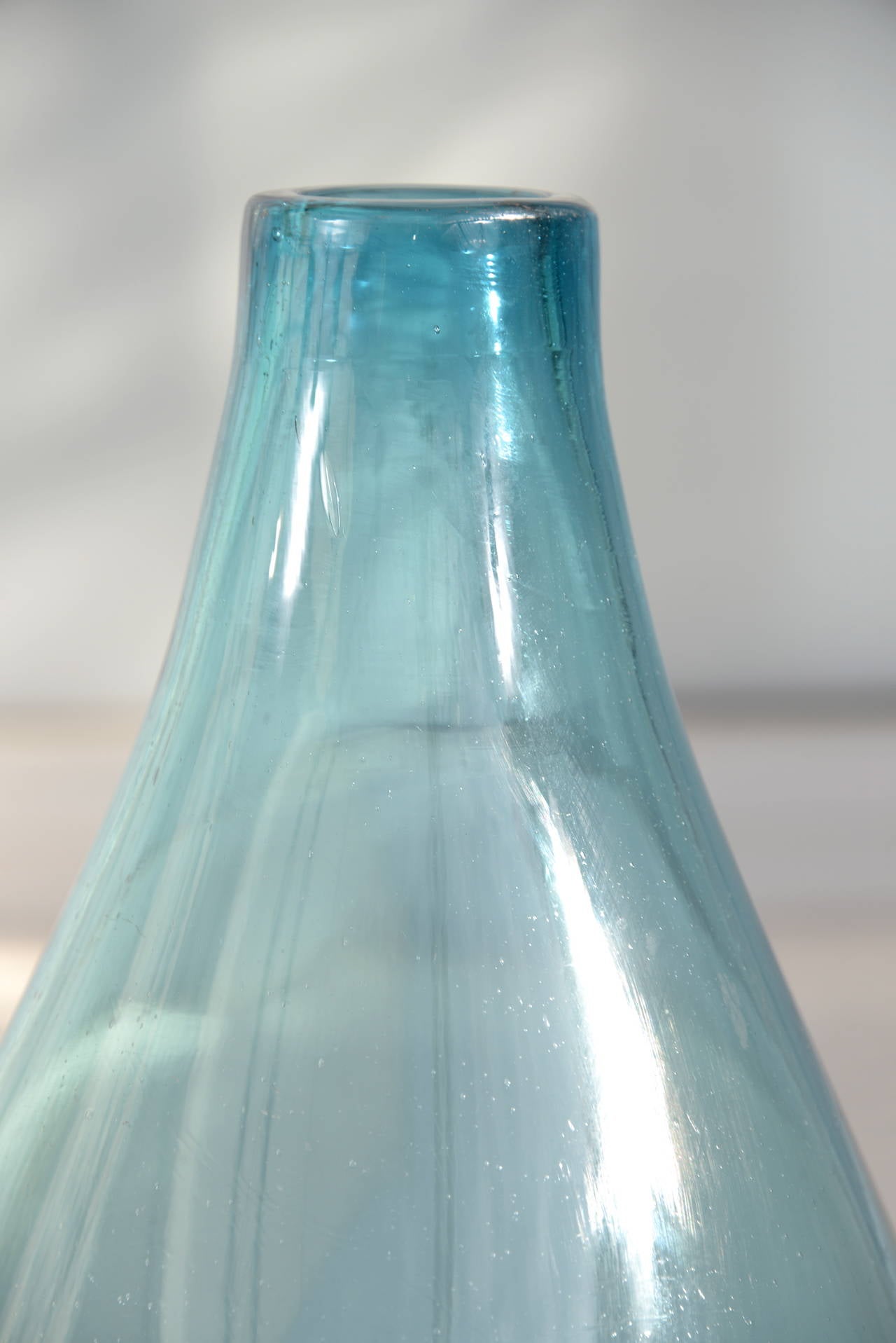 vintage blue glass vases
