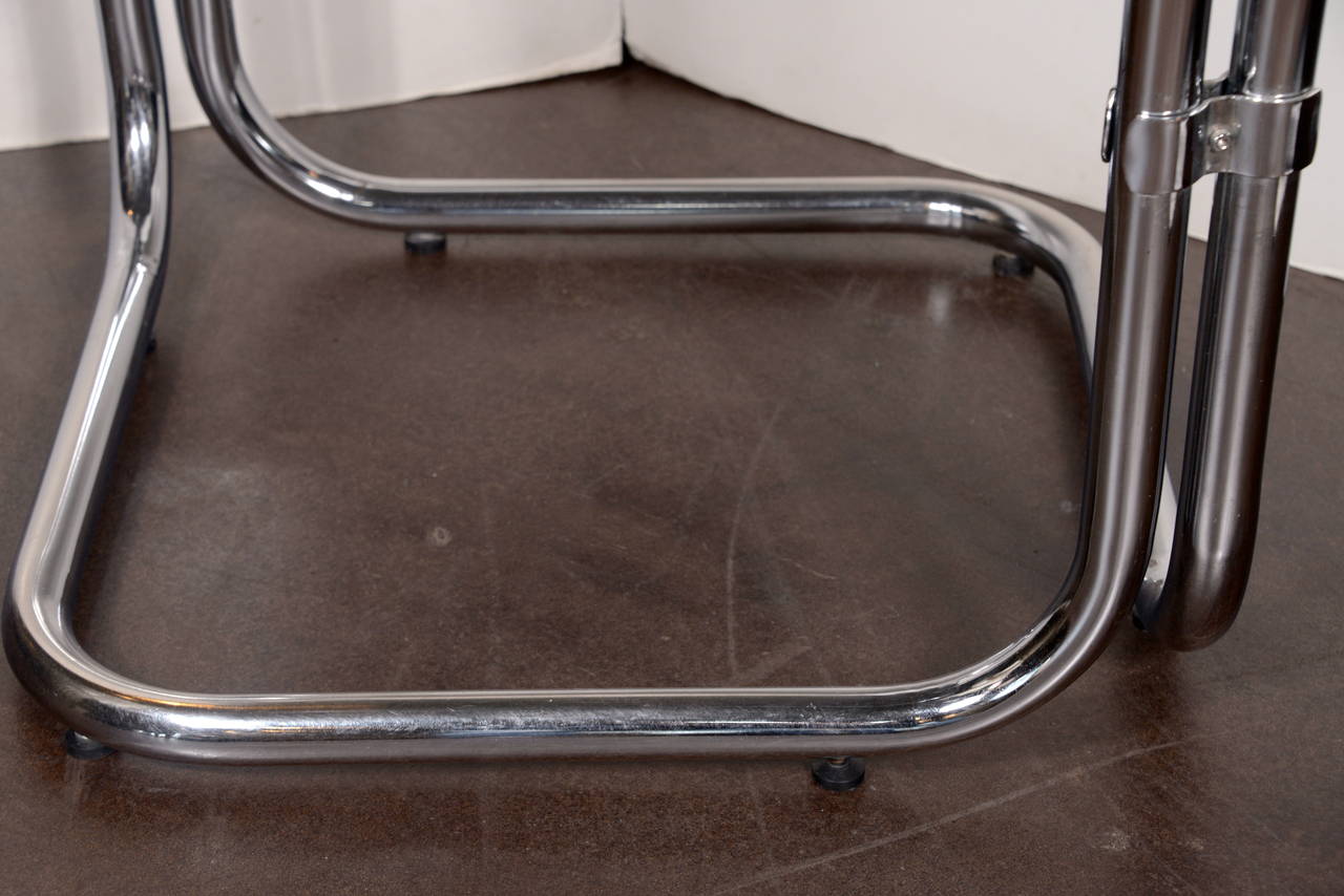 Mid-20th Century Contemporary French Black and Silver Tables, 28