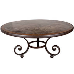 Zinc Top French Dining Table