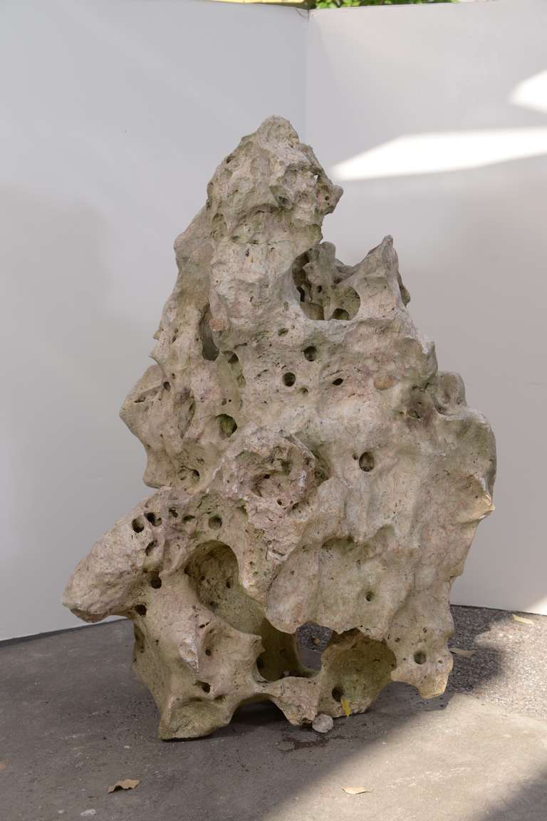 Natural Limestone Formation as Sculpture 1