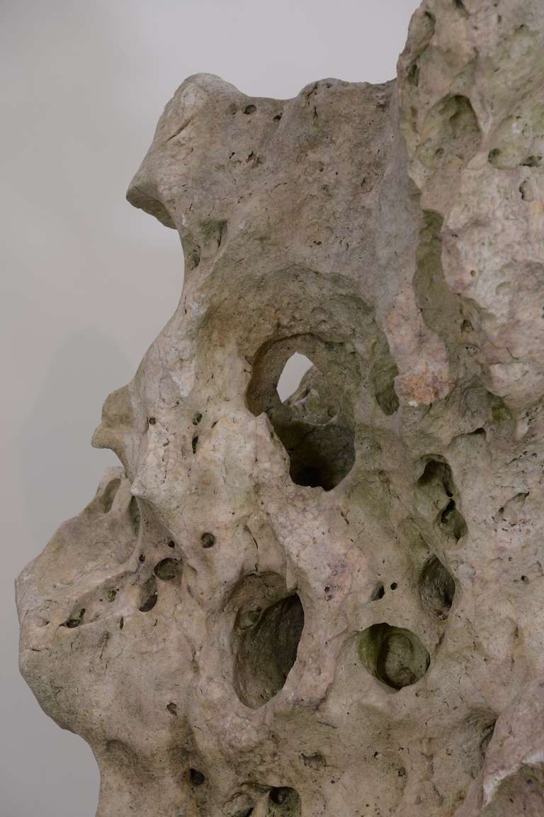 20th Century Natural Limestone Formation as Sculpture