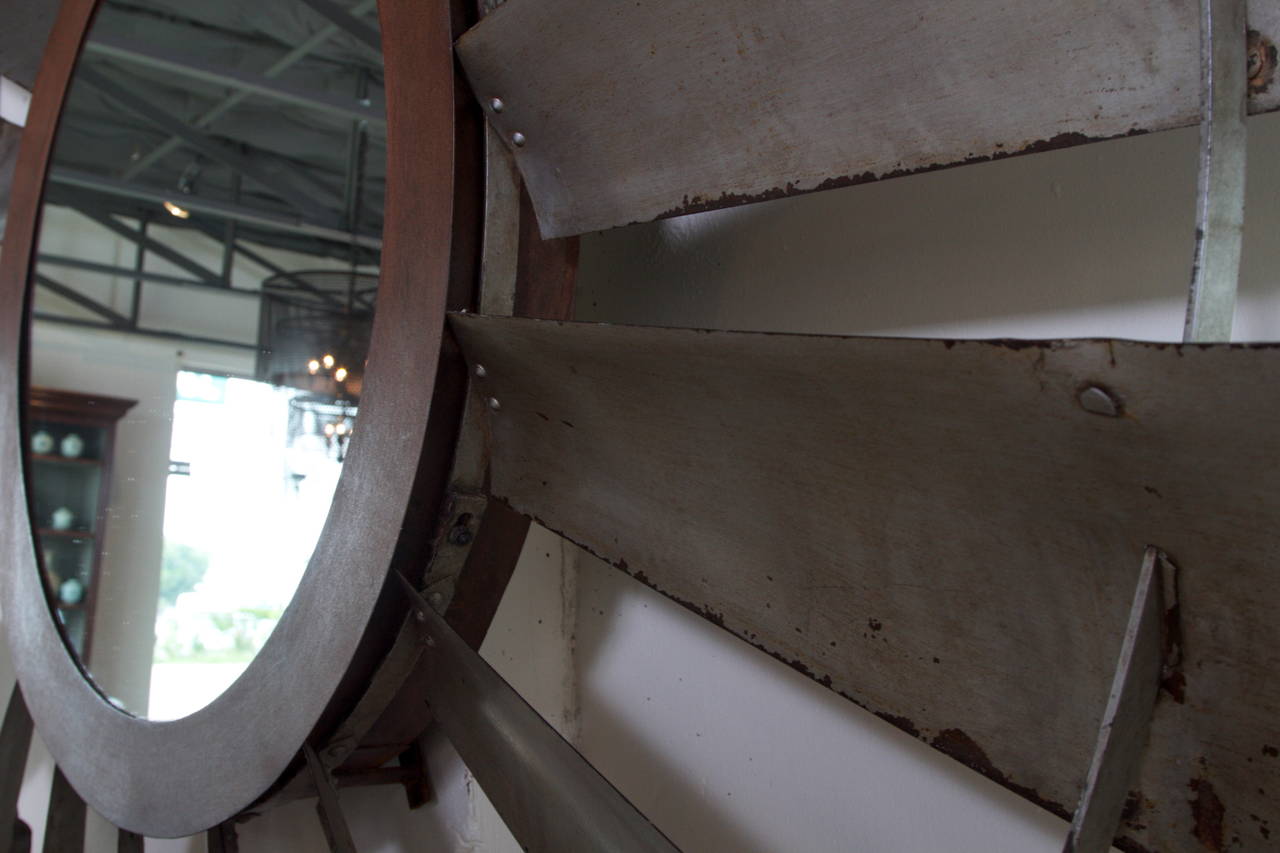 Large Tole Windmill Mirror 4
