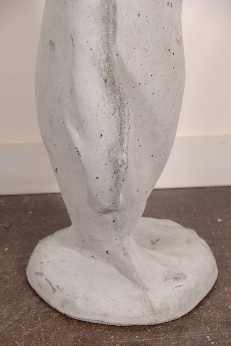 stone penguin statue