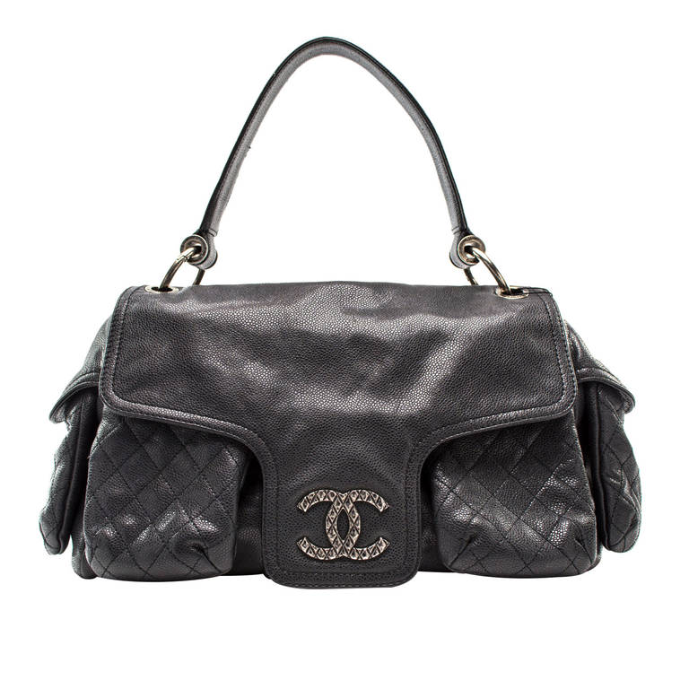 Chanel Glazed Caviar Hobo Bag