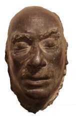 Antique French Cast Bronze Mask