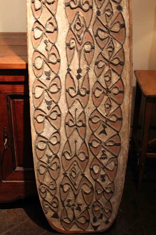 Hand Carved Antique Shield from New Guinea 2