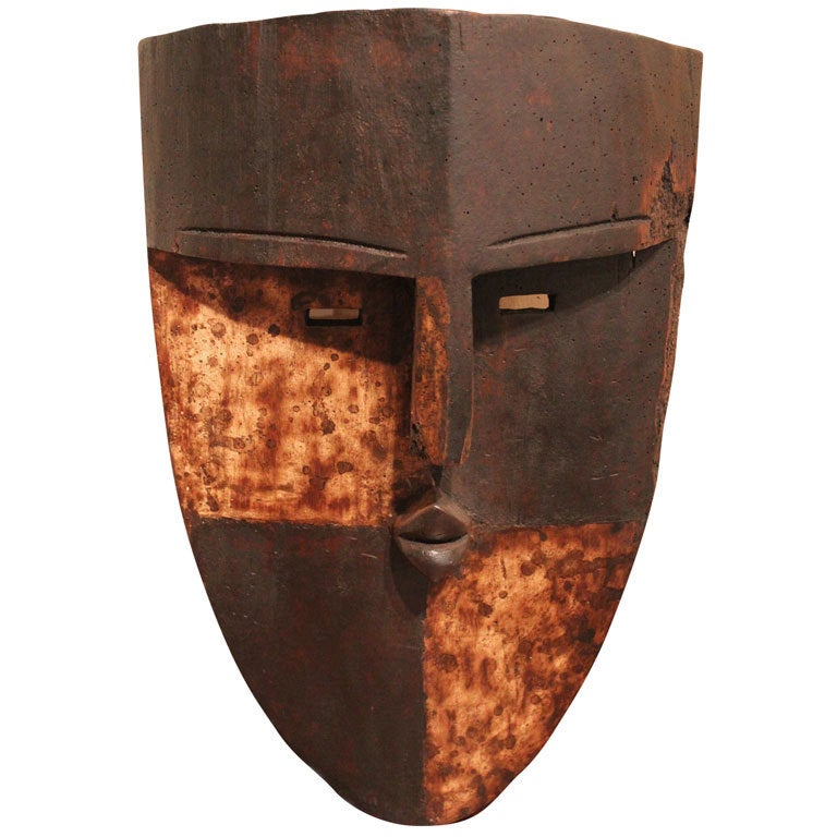 Antique Central African Tribal Mask For Sale at 1stdibs