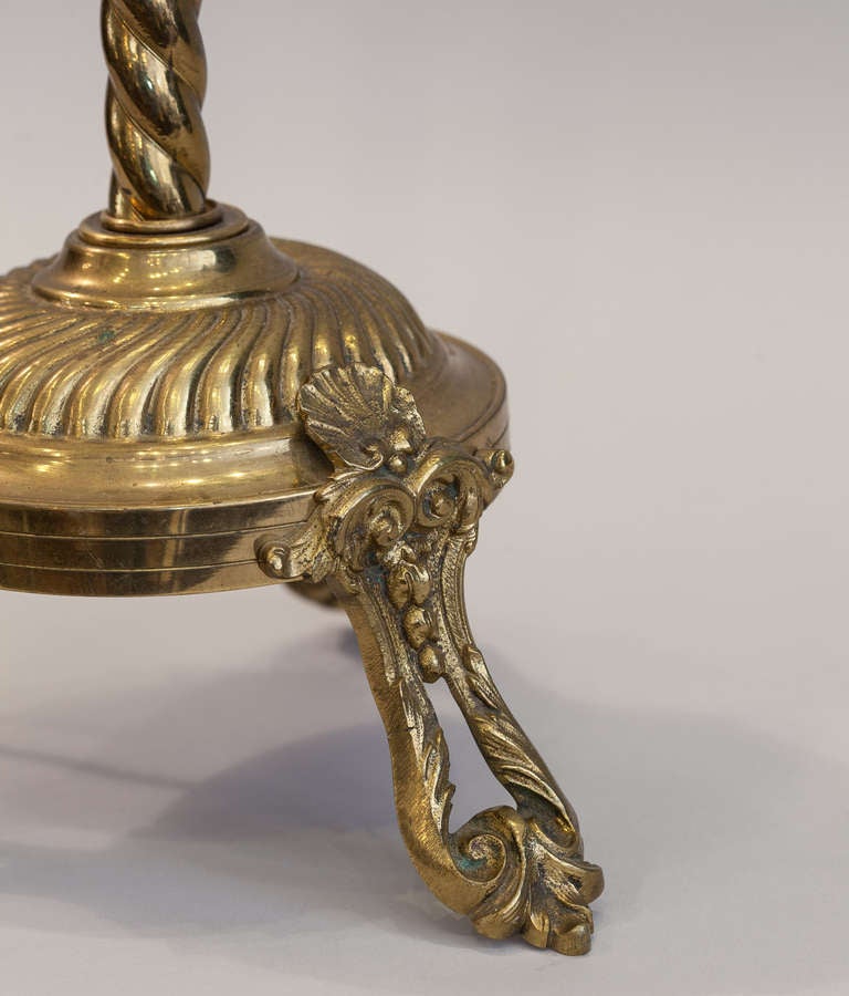 French 1900's Brass Table Lamp 4