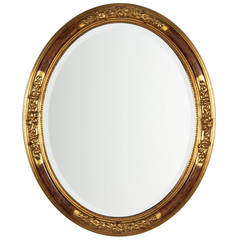 Louis XVI Style Small Oval Mirror