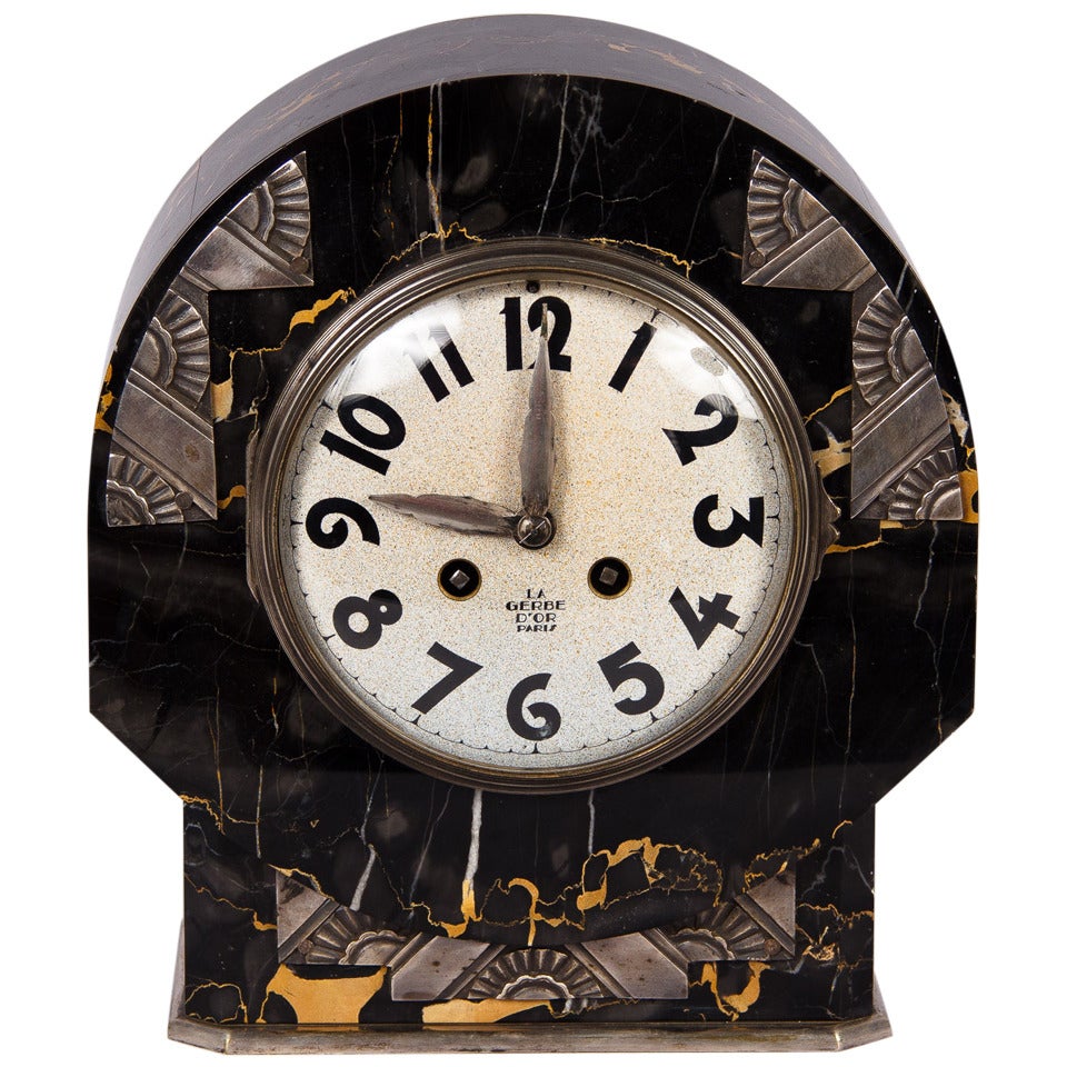 French Art Deco Mantle Clock