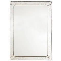 Mid-Century Venetian Glass Mirror