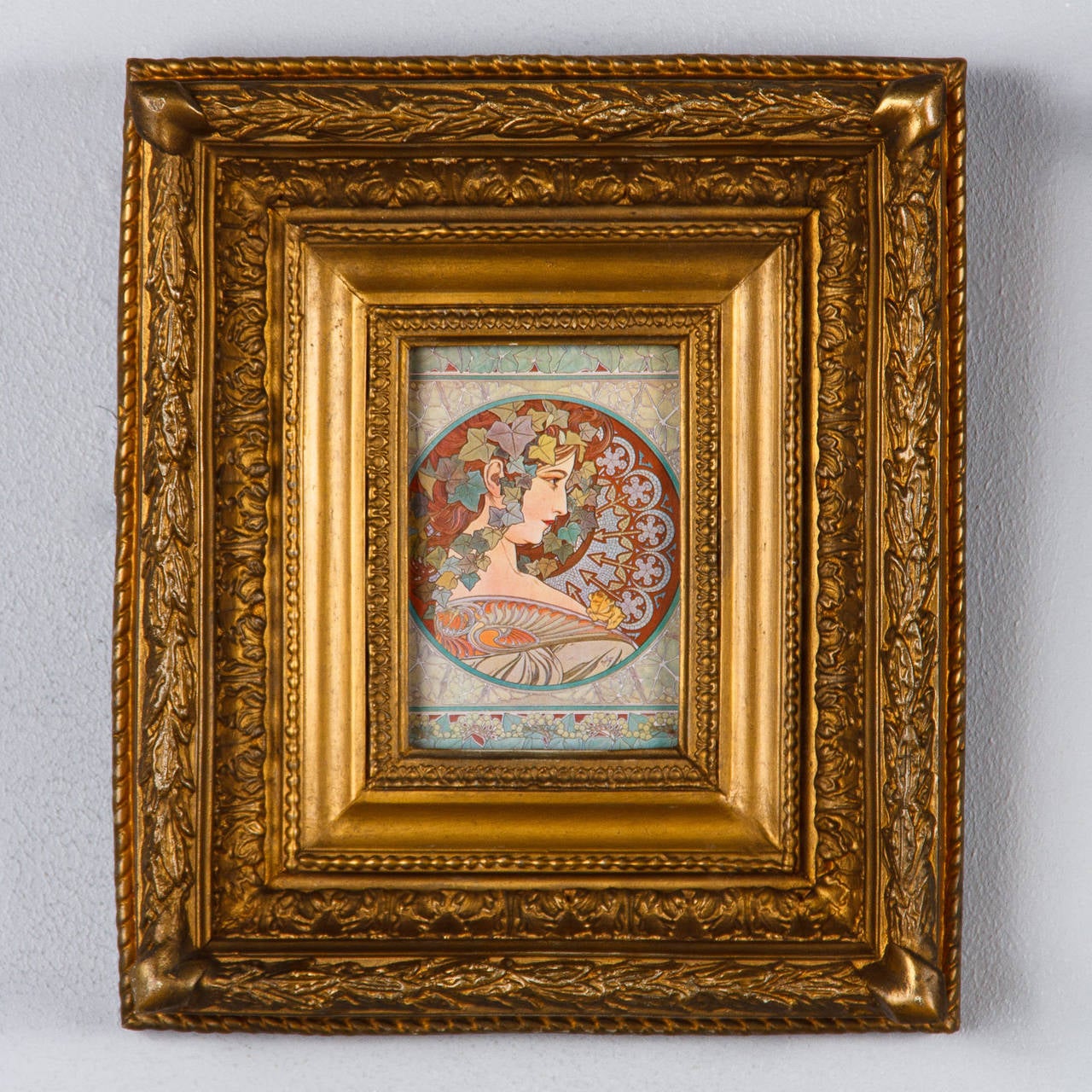 Gilt Pair of French Art Nouveau Frames