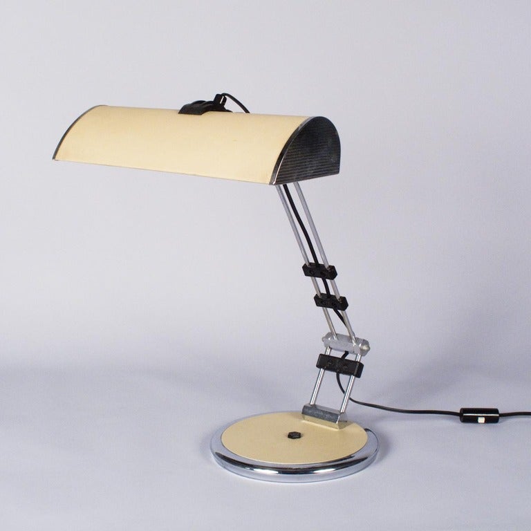 French 1960's Vintage Desk Lamp In Good Condition In Austin, TX
