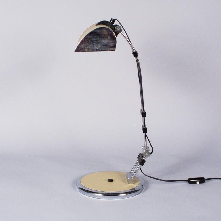 Metal French 1960's Vintage Desk Lamp