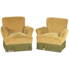 Pair of French 1940's Armchairs