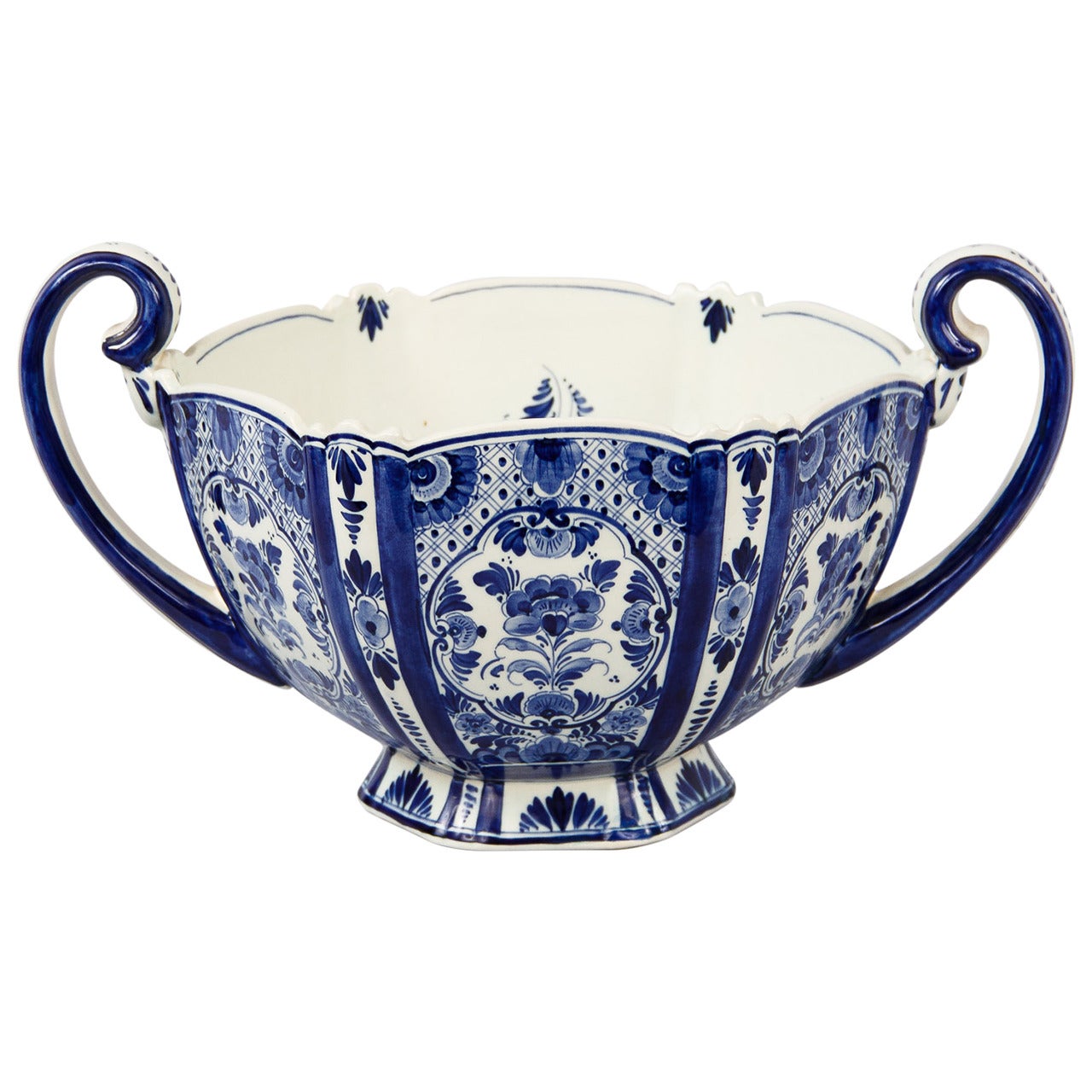 Delft Blue and White Ceramic Bowl, 1930s
