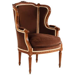 Louis XVI Style Bergere Armchair
