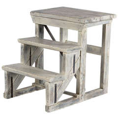 French Painted Step Stool