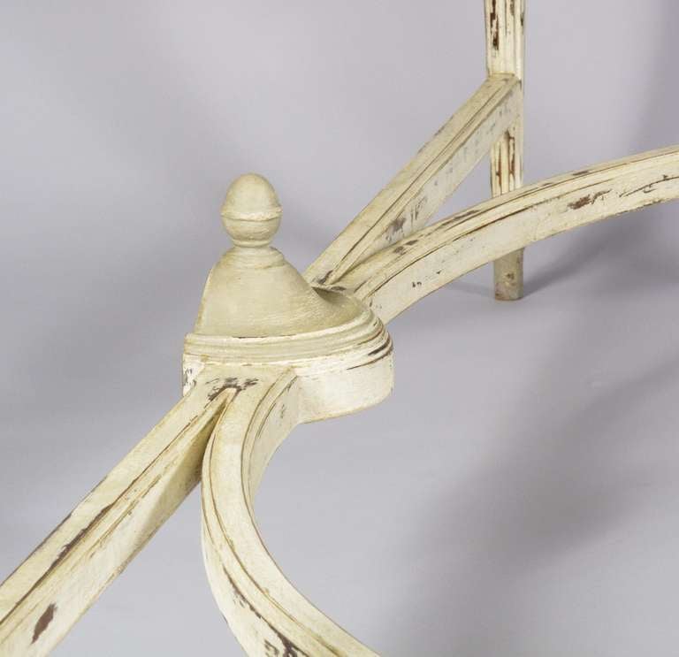 Louis XVI Style Painted Console Table 2