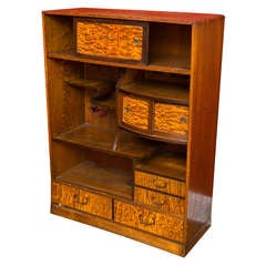 Elm and Tamo Wood  Low Cabinet