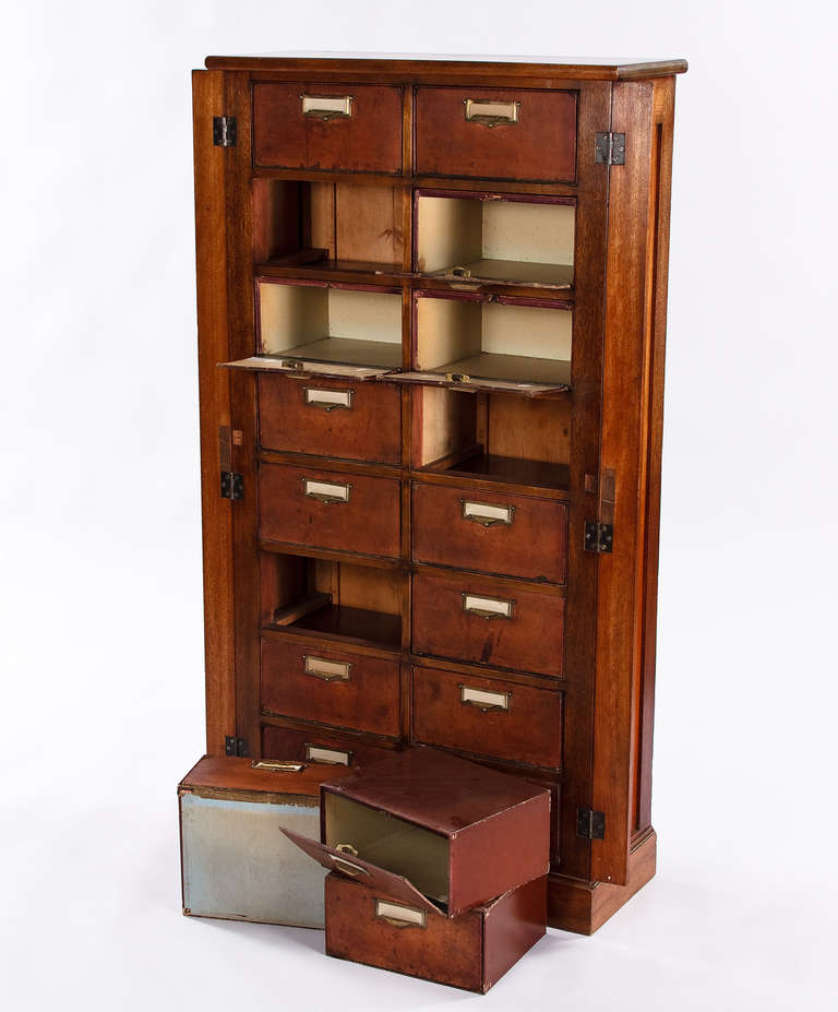 Mahogany Louis Philippe Cartonnier File Cabinet