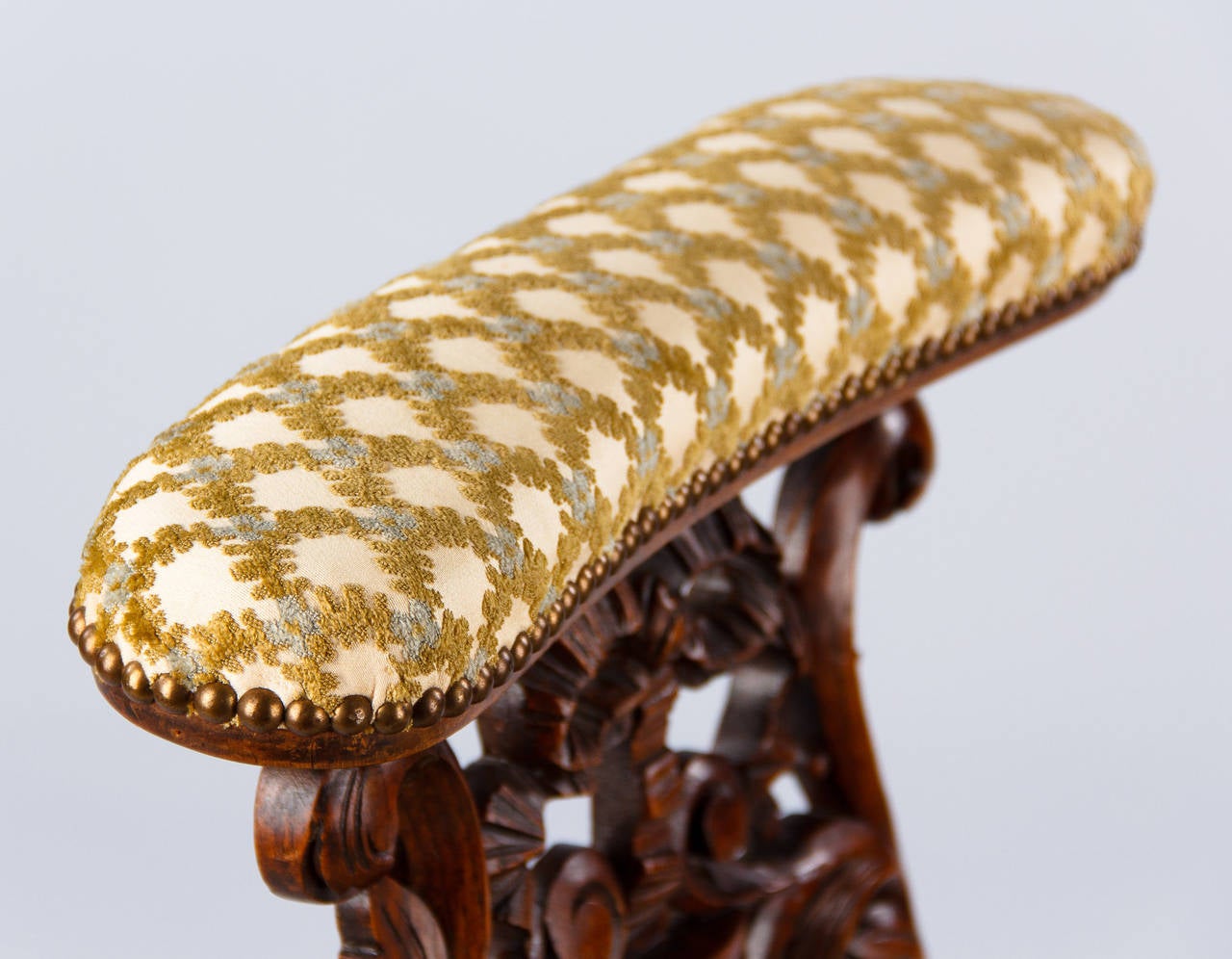 Néo-Renaissance Chaise de fumeur de style néo-renaissance française de la fin des années 1800